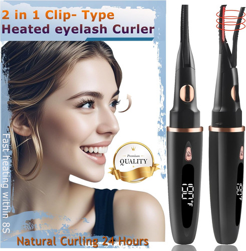 Heated eyelash curler - curler, in