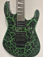 Jackson SLX3X DX in Crackle Green Finish & Spider Hard case, Loaded Seymour Dunc