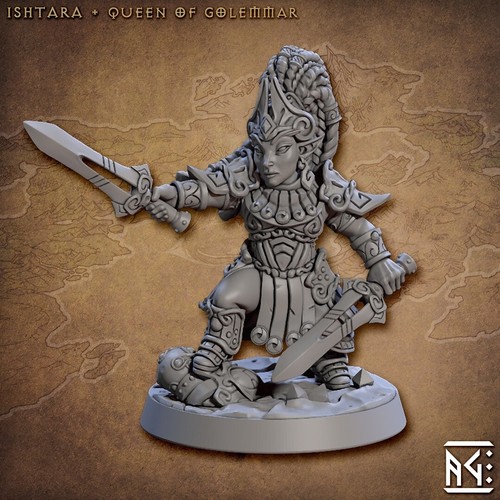 Ishtara halfling gnome queen - halfling,