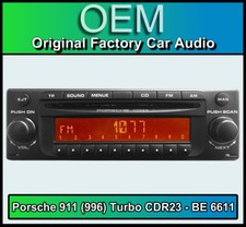 Porsche 911 996 Turbo CDR23 cd player, Becker BE 6611 radio Decoded Plug & Play