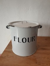 Vintage Large Enameled blue