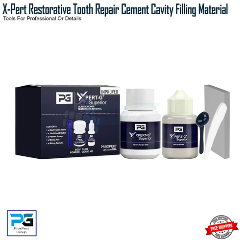 Permanent dental cement tooth - dental,