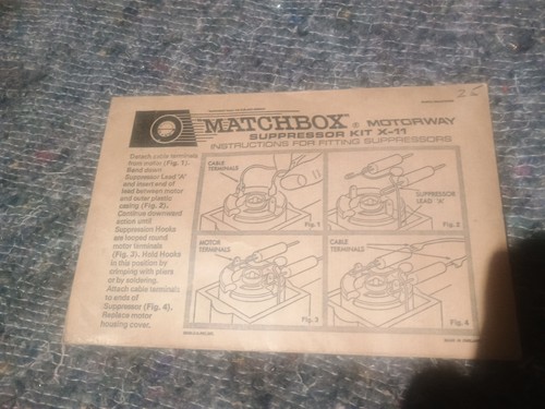 Matchbox motorway motor - matchbox, x-11