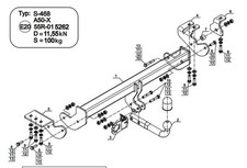 Swan Neck Tow Bar For