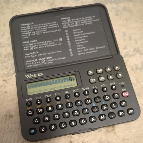 Westclox electronic language - electronic,