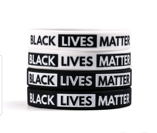 Black lives matter silicone - black,