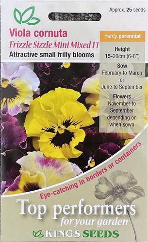 Kings seeds flower viola - -,