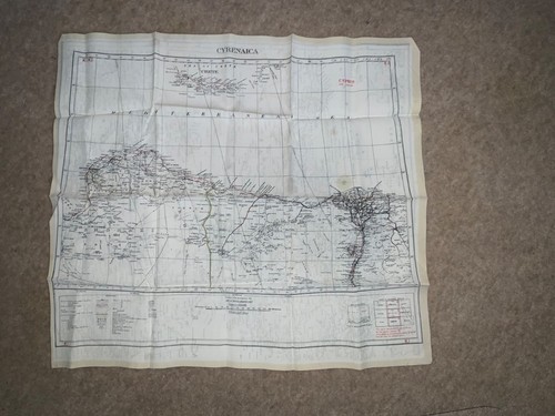 Ww2 raf silk - silk, map