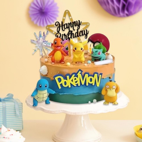 13pcs pvc pokemon cake - pokemon,