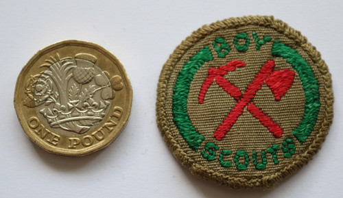 Vintage boy scout badge - vintage,