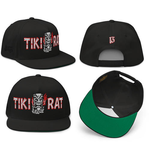 Tiki rat embroidered - tiki,