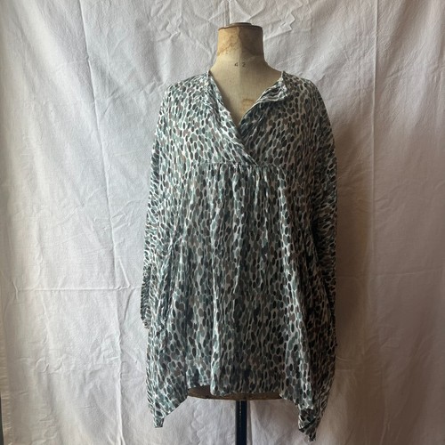 Masai size tunic teal green - s,