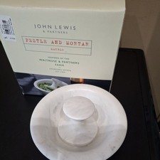  Small Mortar and Pestle Marble -John Lewis. SEE PHOTOS 