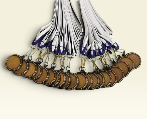 Set 25mm metal medals - 20,