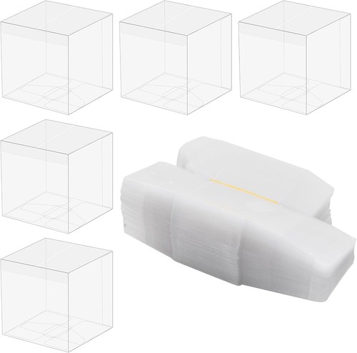 50pcs clear cube favour - clear,