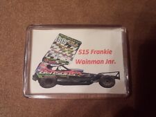 FRANKIE WAINMAN JUNIOR FWJ 515 NEW SHALE CAR Brisca stock car racing pin badge. 
