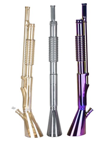 Shotgun glass bong - 27",