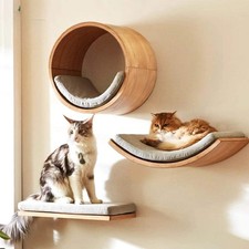 Soft Cushion Cat Wall Shelf
