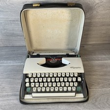 Olympia Typewriter SF Deluxe Portable With Carry Case Tested Working
