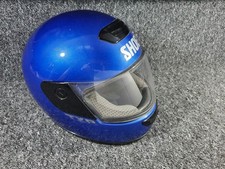 Shoei TXR 57cm Full Face Helmet Solid Blue