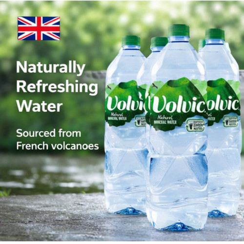 Volvic natural mineral water - natural,