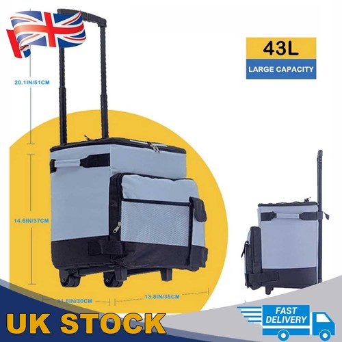 43l wheeled rolling cooler - wheeled, bag