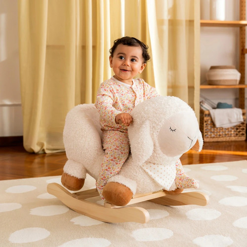 Wooden baby rocking animal - baby,