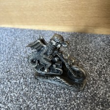 Myth And Magic Pewter Figurine - Go Faster Dad - Dragon Motorbike 3163