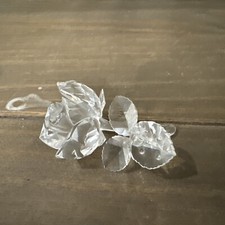 Swarovski Crystal Clear Rose with Stem Figurine No 174956 Made In Austria SU243
