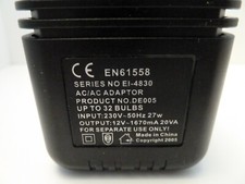 Dolls House Transformer 12v up to 32 Bulbs Lighting for Miniature 1:12th Scale