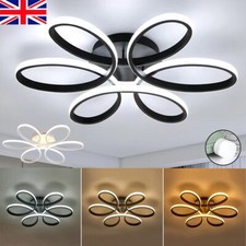 Dimmable LED Ceiling Light Modern Chandelier Lights Lamp Living Room Bedroom