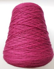 510g Inc Cone Yeoman Yarns Lana Dela Cerise For Machine Knitting 