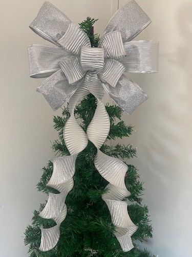 Luxury silver christmas tree - luxury,