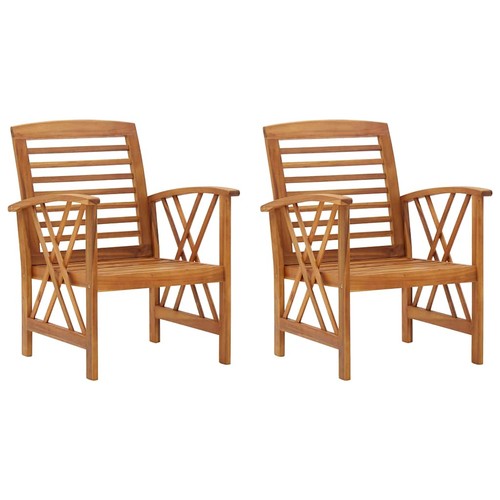 Garden chairs pcs solid wood - chairs,