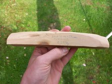 Conkerberry long turning blank with ingrown bark/voids/etc. For penturning/cast.