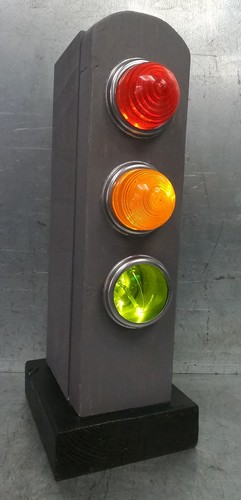 Lamp traffic light - light,, made