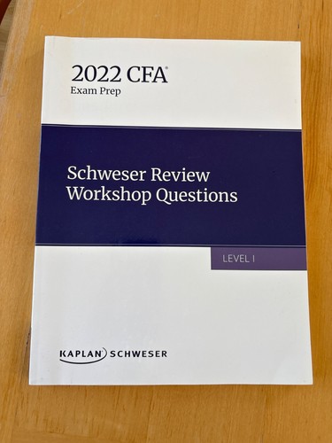 Schweser 2022 cfa - schweser, level