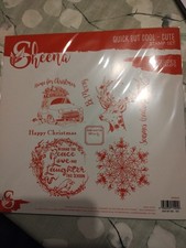 Sheen 'quick but cool' acrylic 8 stamp set     (CRAFTROOM CLEAR OUT)