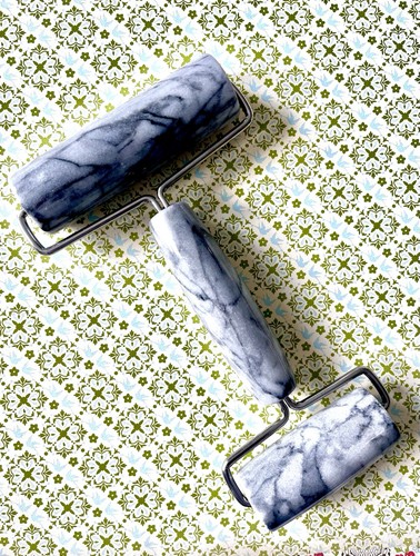 Marble pastry roller double - pastry,