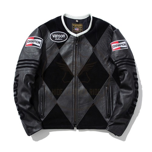 Van son black checker - van,
