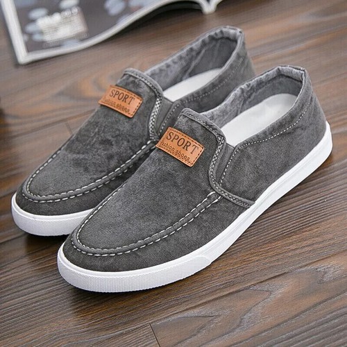 Mens canvas shoes slip - mens,