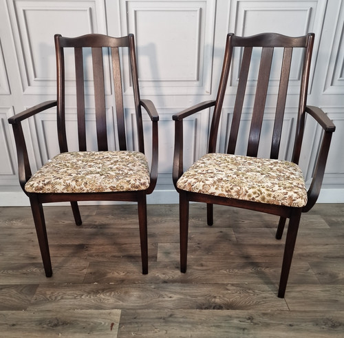 Pair vintage carver - carver, chairs