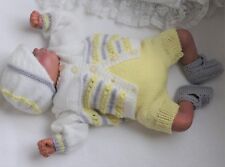 BABY KNITTING PATTERNS DK 73 OLLIE BOYS OR REBORN DOLLS PRECIOUS NEWBORN KNITS