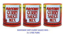 MAYKWAY HOT CURRY SAUCE MIX - 3 x 170G TUBS