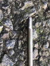 NEW 34" LONGCASE GRANDFATHER CLOCK THREADED 1/8" (5BA) BRIGHT STEEL PENDULUM ROD