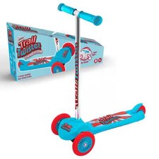 Ozbozz Trail Twister Scooter, Blue, Three-Wheeled