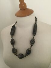 Handcrafted grey necklace - Attractive