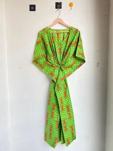 Indian cotton green tiger - cotton,