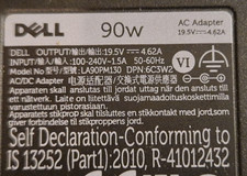 Genuine Dell LA90PM130 90W 4.62A  Charger