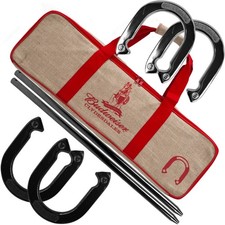 Budweiser Horseshoe Set with